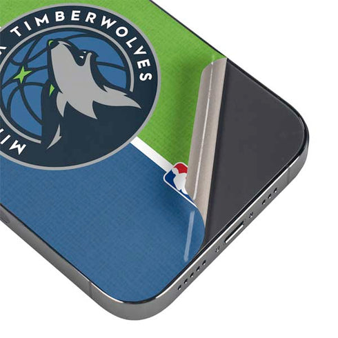 NBA Minnesota Timberwolves Canvas iPhone 14 Pro Skin